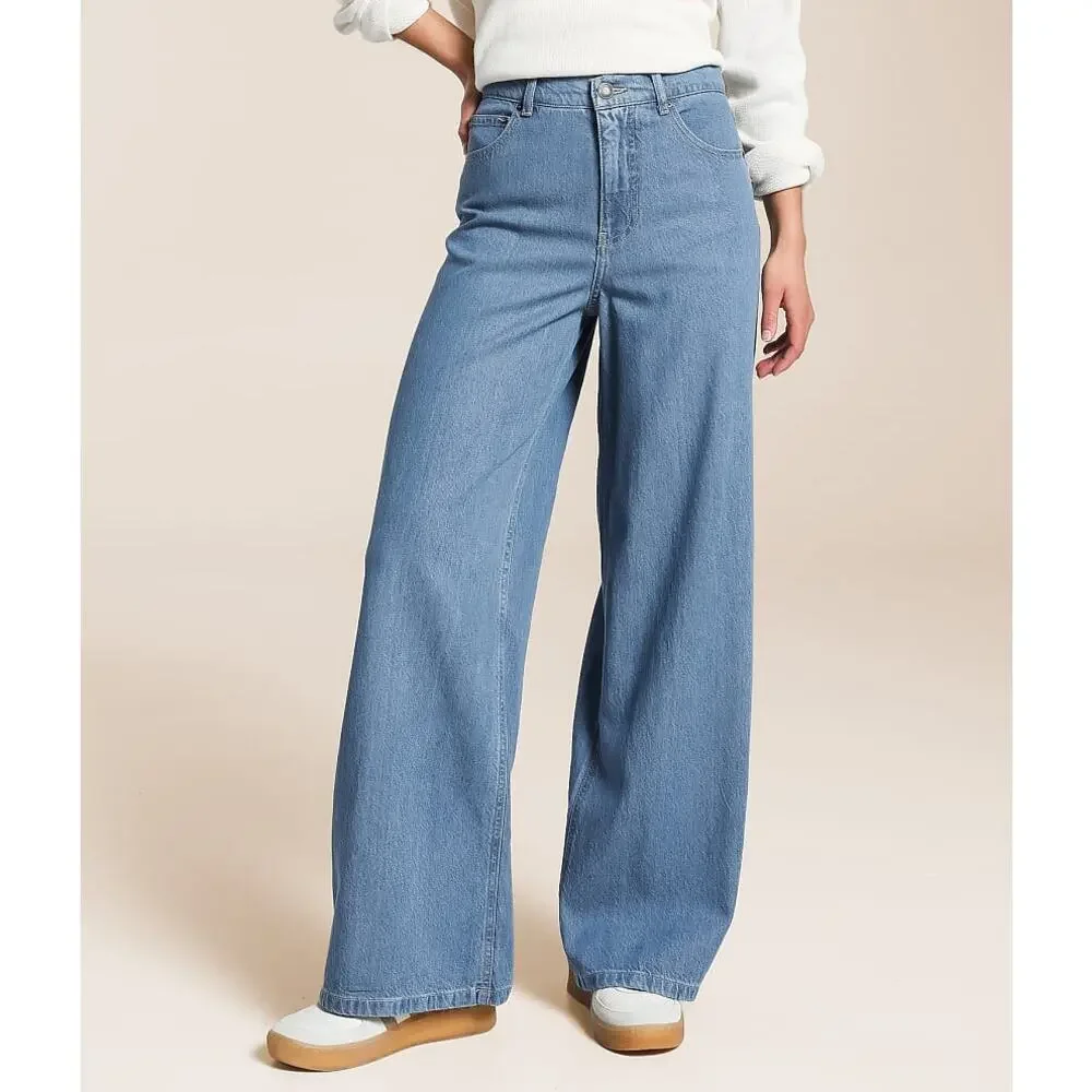 Z SUPPLY Mia Loose Wide Leg Jeans, Size 26